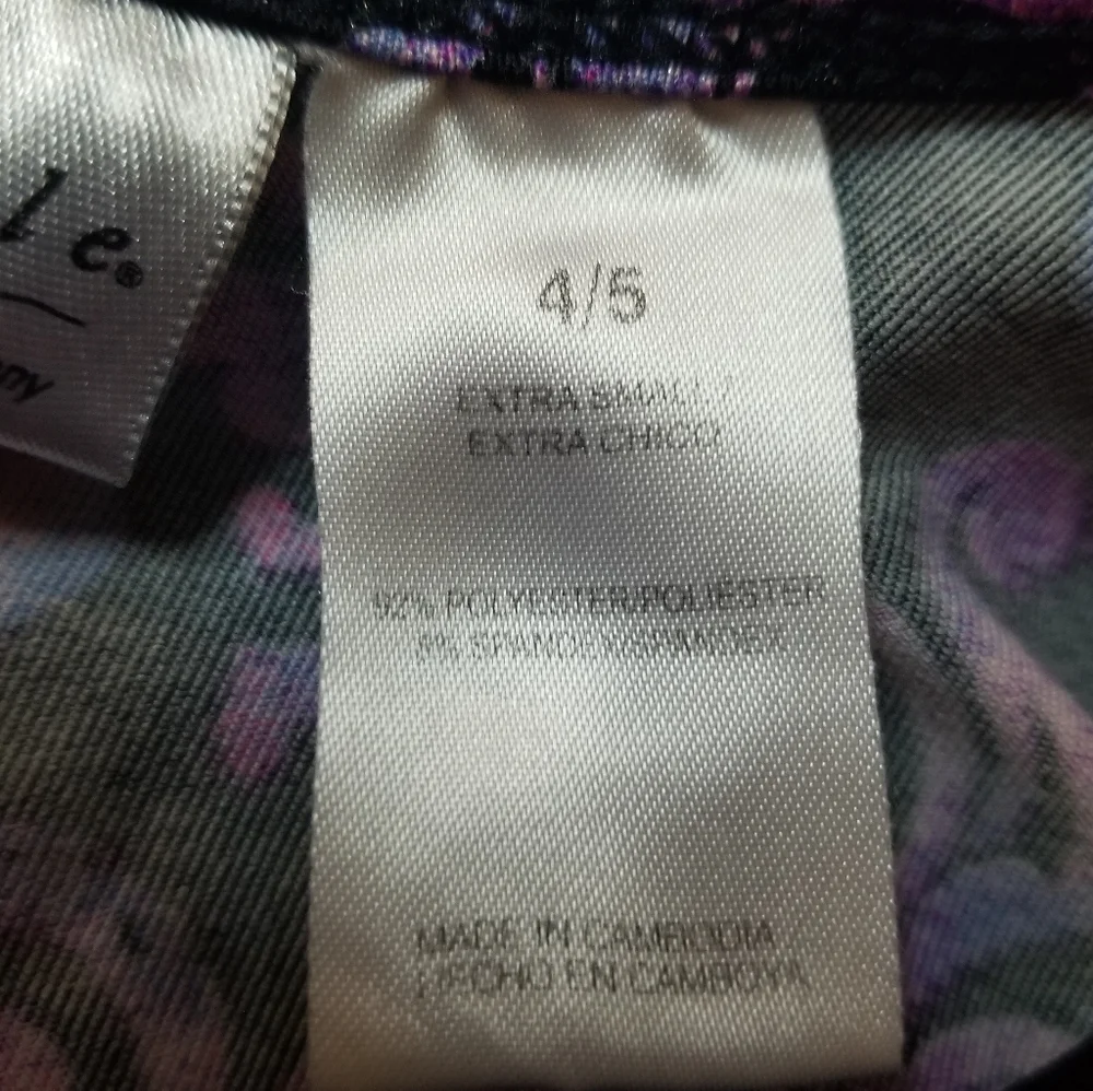 FREESTYLE DANCE LEOTARD BY DANSKIN SIZE-X SMALL 4/5